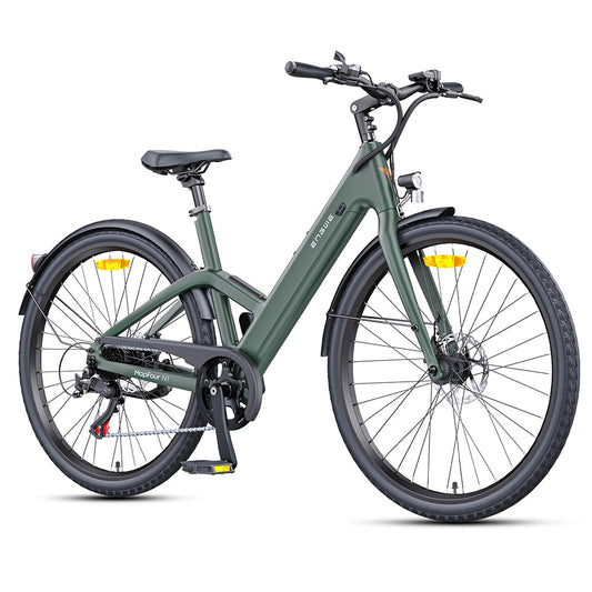 Engwe MapFour N1 Air Step-Through 250W Motor 25km/h 36V 10Ah Samsung Removable Lithium-Ion Battery 700x38C Spoke Tires Carbon Electric Bike