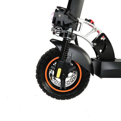 Emanba V-L10 PRO 800W 10" Off-Road Electric Scooter 45km/h 48V 16Ah Foldable Commuter with Front+Rear Suspension
