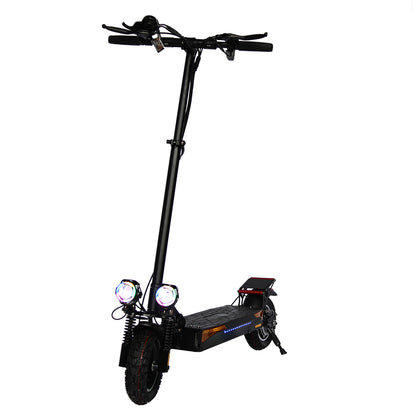 Emanba V-L12 MAX 800W 10" Off-Road Electric Scooter 45km/h 48V 16Ah Foldable Commuter with Front+Rear Suspension