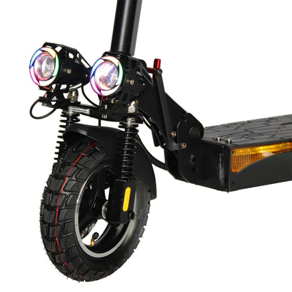 Emanba V-L12 MAX 800W 10" Off-Road Electric Scooter 45km/h 48V 16Ah Foldable Commuter with Front+Rear Suspension