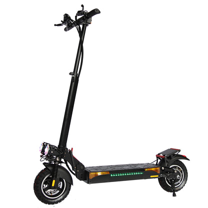 Emanba V-L12 MAX 800W 10" Off-Road Electric Scooter 45km/h 48V 16Ah Foldable Commuter with Front+Rear Suspension