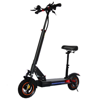 Emanba V-M4 PRO 800W 10" Off-Road Electric Scooter 45km/h 48V 16Ah Foldable Commuter with Front+Rear Suspension