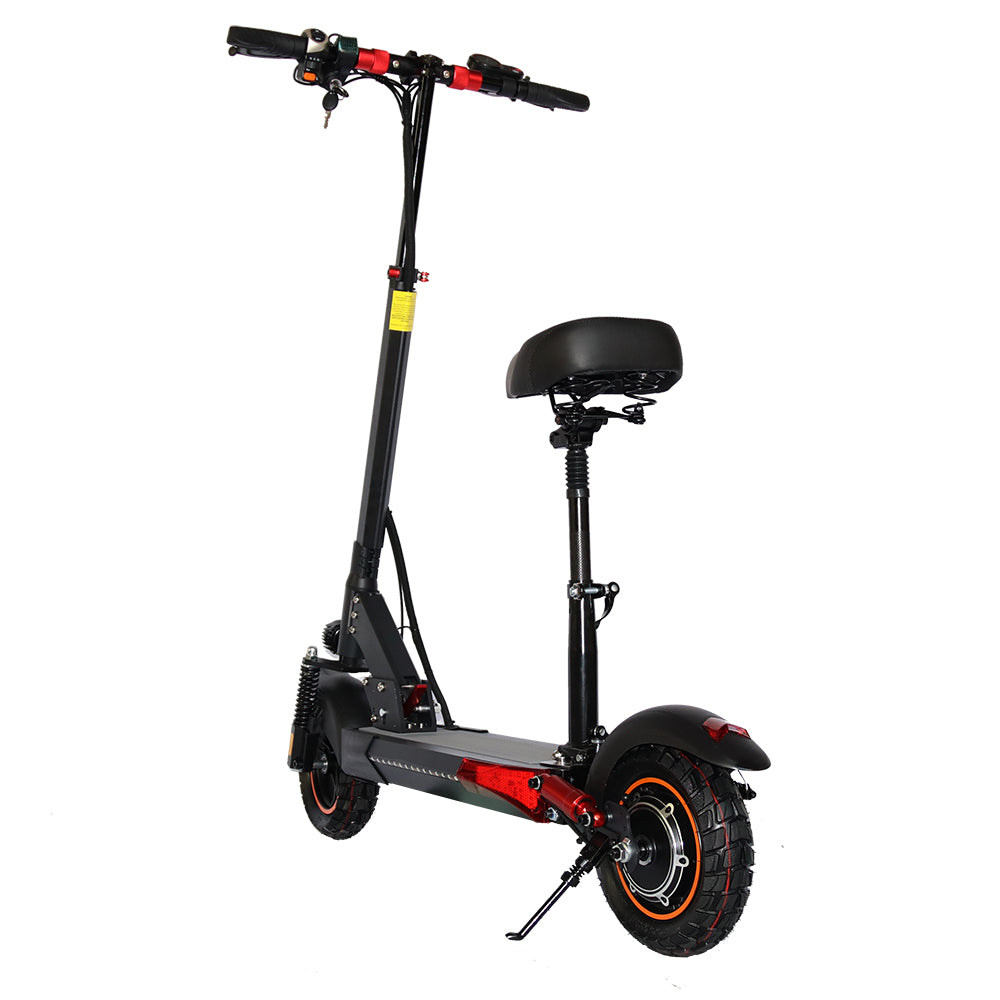 Emanba V-M4 PRO 800W 10" Off-Road Electric Scooter 45km/h 48V 16Ah Foldable Commuter with Front+Rear Suspension