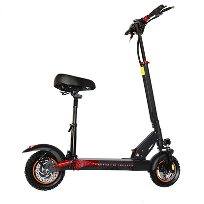 Emanba V-M4 PRO 800W 10" Off-Road Electric Scooter 45km/h 48V 16Ah Foldable Commuter with Front+Rear Suspension