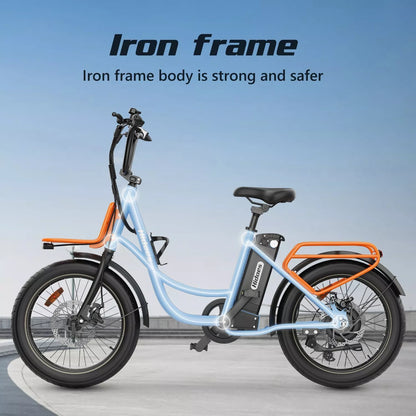 Hidoes C6 Fat Tire E-Bike – 250W Motor, 36V Battery, 24KMH, 40KM Range