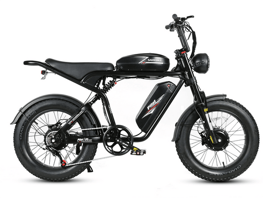 SAMEBIKE M20-III 20-Inch 2000W Fat Tire Electric Bike, 48V 32AH, Hydraulic Brakes