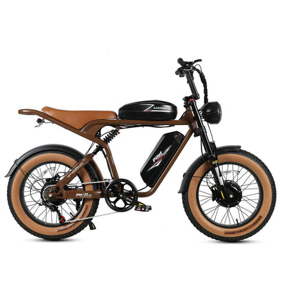 SAMEBIKE M20-III 20-Inch 2000W Fat Tire Electric Bike, 48V 32AH, Hydraulic Brakes